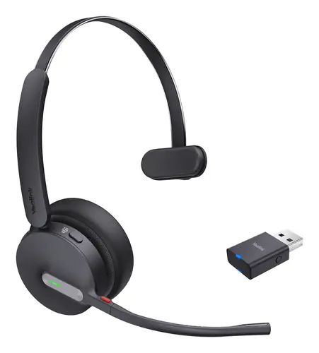WH64 Hybrid Mono Teams Auriculares Inalámbrico Diadema Oficina/Centro de llamadas MicroUSB Bluetooth Negro - Imagen 2