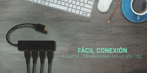 Advance USB 3.0 Slim Passive HUB 4 Port - Imagen 9