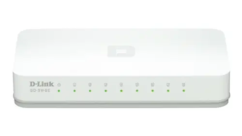 GO-SW-8E/E switch No administrado Fast Ethernet (10/100) Blanco - Imagen 1