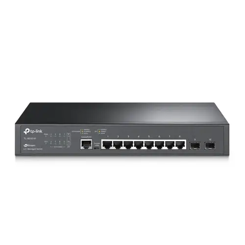 JetStream TL-SG3210 switch Gestionado L2/L3 Gigabit Ethernet (10/100/1000) 1U Negro - Imagen 1