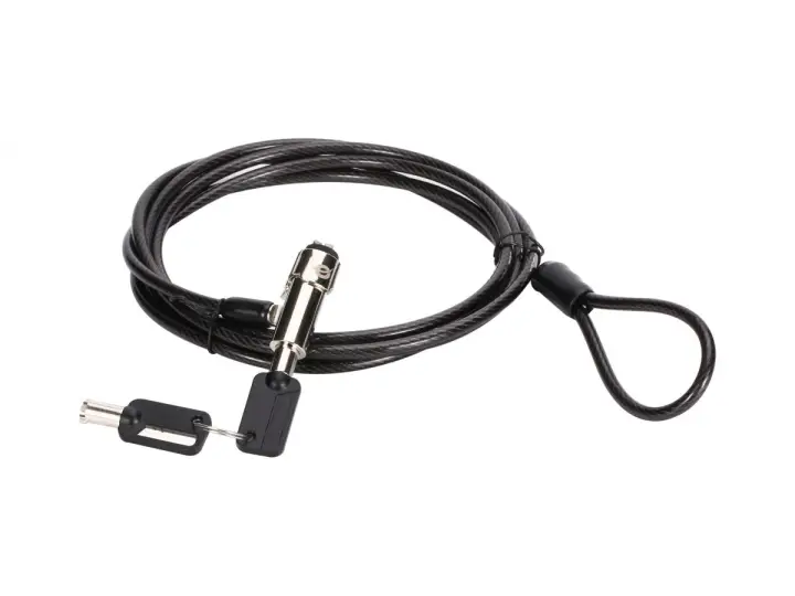 CUSTODIO02BN cable antirrobo Negro 1,8 m