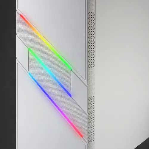 MC-U3, Caja PC Gaming ATX XL, Frontal Triple ARGB, Ventilador 12cm ARGB, Ventana Cristal Templado, Blanco - Imagen 5