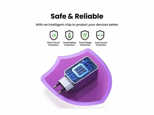 Nexode Pro EU 3-Port GaN PD Fast Charger With USB-C Cable Universal Negro, Gris Corriente alterna Carga rápida Interior - Imagen 4
