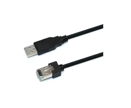 CBL026U cambiador de género para cable RJ-45 USB-A Negro