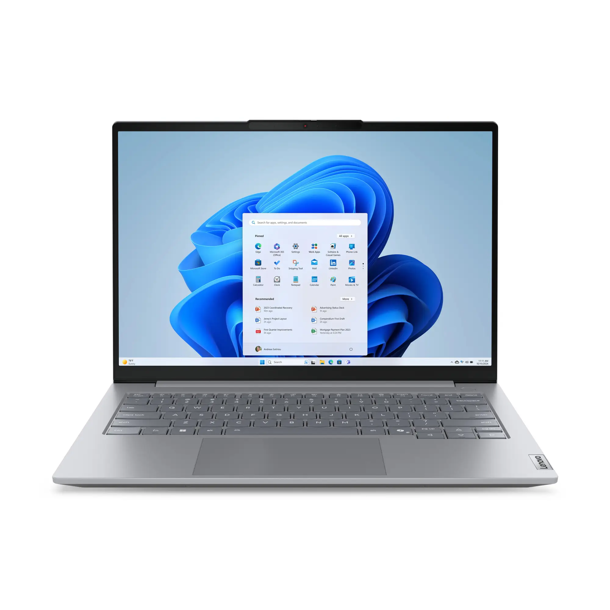 ThinkBook 14 G8 IAL Intel Core Ultra 9 185H Portátil 35,6 cm (14") WUXGA 32 GB DDR5-SDRAM 512 GB SSD Wi-Fi 6E (802.11ax) Windows 11 Pro Gris Español