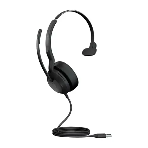 Evolve2 50 Auriculares Inalámbrico y alámbrico Diadema Oficina/Centro de llamadas USB tipo A Bluetooth Negro - Imagen 2
