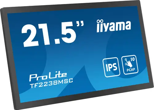 TF2238MSC-B1 pantalla de señalización Pizarra de caballete digital 55,9 cm (22") LED 600 cd / m² Full HD Negro Pantalla táctil - Imagen 5