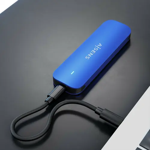 ASM2-026BLU caja para disco duro externo Caja externa para unidad de estado sólido (SSD) Azul M.2 - Imagen 5