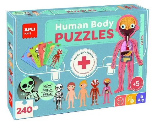 APLI PUZZLE EDUCATIVO CUERPO HUMANO 240 PIEZAS +5 AÑOS