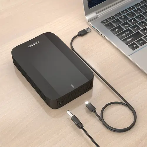 Caja Externa, 3,5"  SATA a USB-C USB3.1 GEN1, Negro - Imagen 7