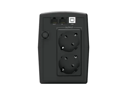 ZEUS02ES sistema de alimentación ininterrumpida (UPS) Línea interactiva 0,85 kVA 480 W 2 salidas AC - Imagen 4