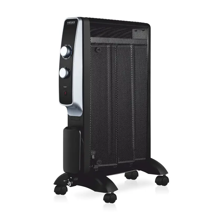 MH-15B.007A calefactor eléctrico Interior Negro, Acero 1500 W