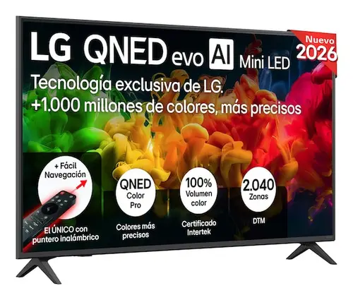 QNED 50QNED81B6C 127 cm (50") 4K Ultra HD Smart TV Wifi Negro - Imagen 2