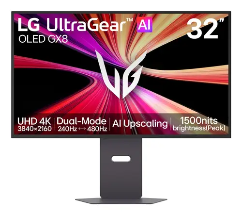 32GX870B-B.AEU pantalla para PC 81,3 cm (32") 3840 x 2160 Pixeles 4K Ultra HD OLED Negro - Imagen 1