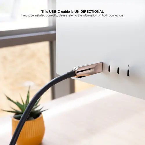 Cable USB 3.2 Gen2x1 AOC, 60W 3A PD 10Gbps 8K@60Hz, USB-C M/M, 15m, Negro - Imagen 5