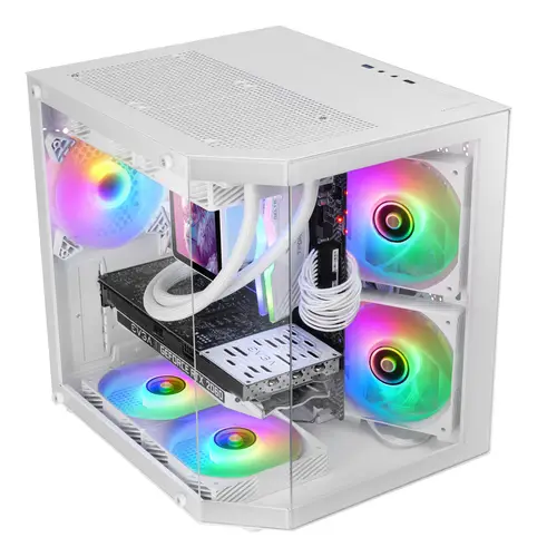 MC-3TLITEW Mini Tower Blanco - Imagen 2