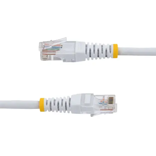 Cable de Red Ethernet 15m UTP Patch Cat5e Cat 5e RJ45 Moldeado - Blanco - Imagen 3
