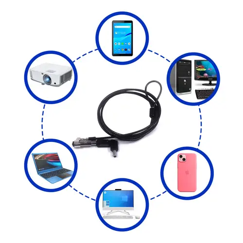 EW1239 cable antirrobo Negro 1,8 m - Imagen 6