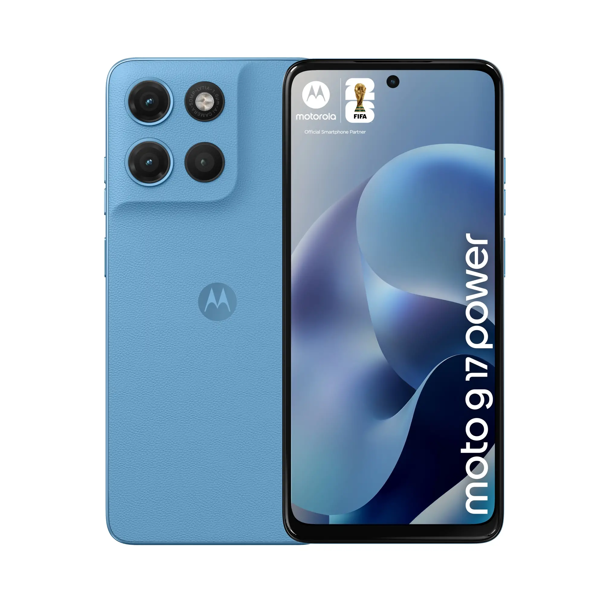 moto g17 power 17,1 cm (6.72") Ranura híbrida Dual SIM Android 15 USB Tipo C 4 GB 256 GB 6000 mAh Azul