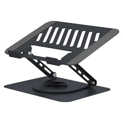 NBSTAND360 soporte para ordenador portátil Soporte para ordenador portátil y tableta Negro 38,1 cm (15")