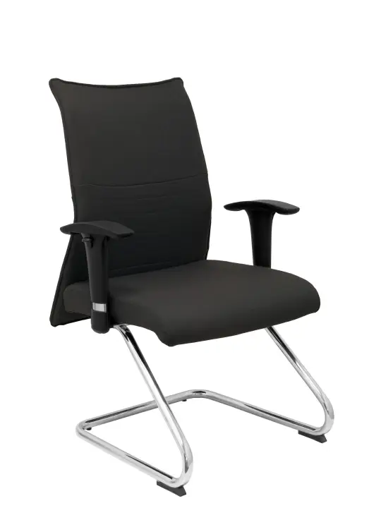 Sillón Albacete confidente patín bali negro