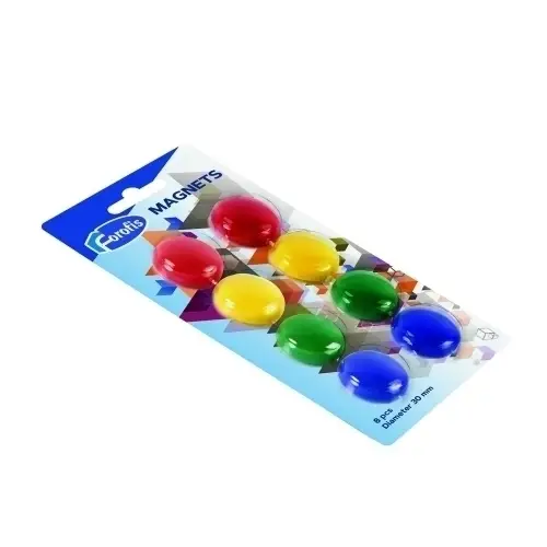 IMANES REDONDOS FOROFIS 30mm SURTIDO B/8
