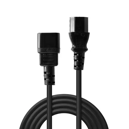 30320 cable de transmisión Negro 0,5 m C14 acoplador C13 acoplador - Imagen 2