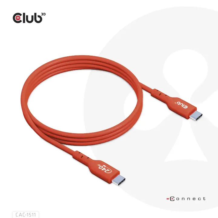 Cable certificado USB2 tipo C bidireccional USB-IF Datos 480 Mb, ..