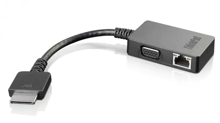 4X90J31060 cable gender changer OneLink+ VGA/RJ45 Negro