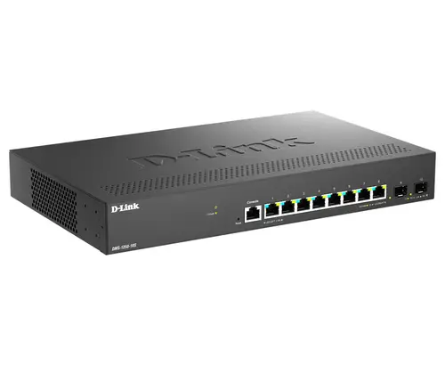 DMS-1250-10S/E switch Gestionado 2.5G Ethernet (100/1000/2500) Negro - Imagen 2