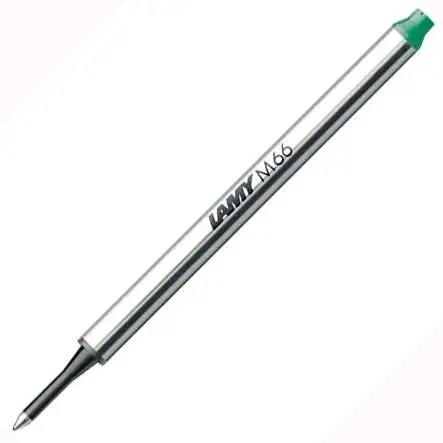 LAMY RECAMBIO ROLLERBALL M66 PUNTA MEDIA VERDE - Pack de 5 unidades