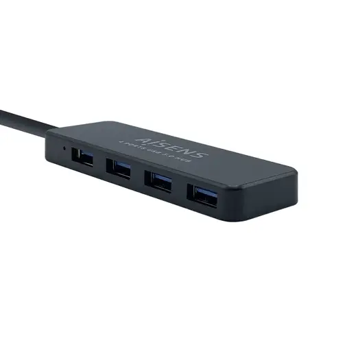 Hub USB 3.0, Tipo A/M - 4 x Tipo A/H, Negro, 30 cm - Imagen 3