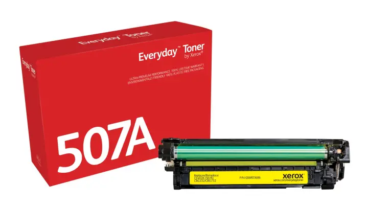 Everyday El tóner Everyday Amarillo de Xerox es compatible con HP 507A (CE402A), Capacidad estándar