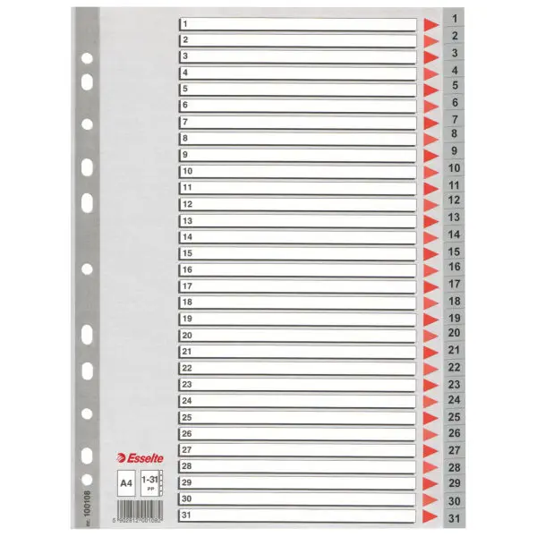 Plastic indexes