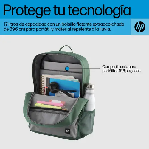 Mochila Campus verde - Imagen 6