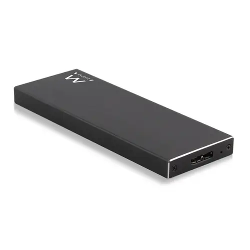 EW7023 caja para disco duro externo Caja externa para unidad de estado sólido (SSD) Negro M.2 - Imagen 1