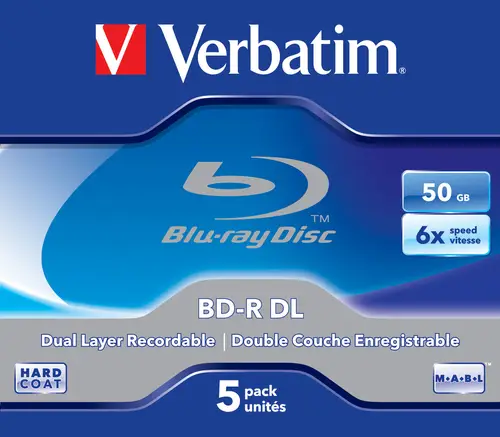 43748 disco blu-ray lectura/escritura (BD) BD-R 50 GB 5 pieza(s) - Imagen 2