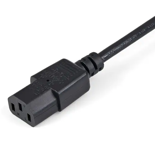 Cable de 1m de Extensión de Alimentación, C14 a C13, 10A 125V, 18AWG, Alargador de Cable de Corriente de Ordenador, IEC-320-C14 a IEC-320-C13, para Fuente de Alimentación, UL - Imagen 3