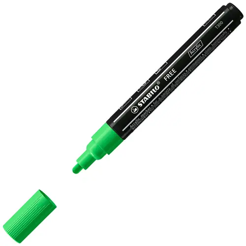 FREE Acrylic marcador 1 pieza(s) Punta redonda Verde - Imagen 1
