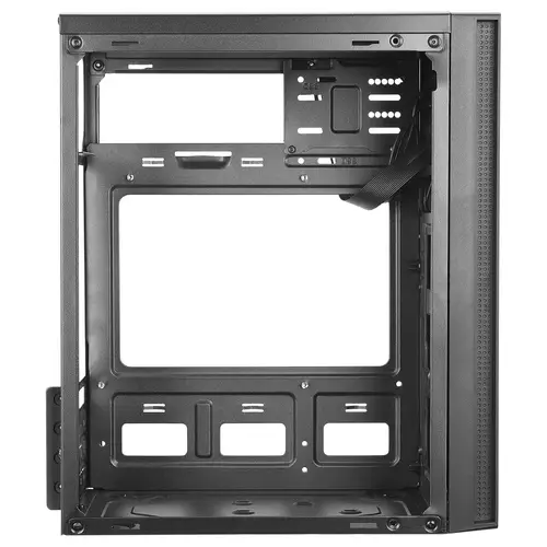 AC5, Caja Ordenador Compacta Micro ATX, Frontal Malla Refrigeración, USB 3.0, Negro - Imagen 4