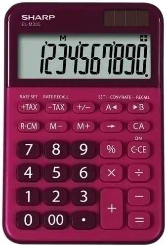 CALCULADORA SOBR.SHARP 10 DIG. EL-M335BR