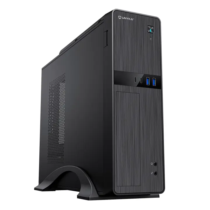 Caja Ordenador Micro ATX UK2011 Con Fuente de Alimentación SFX de 450W incluida, 2 Conectores USB 3.0 y 2 Conectores Type C (USB 2.0)