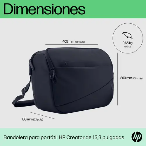Bolsa tipo bandolera para portátil Creator de 13,3 pulgadas - Imagen 4