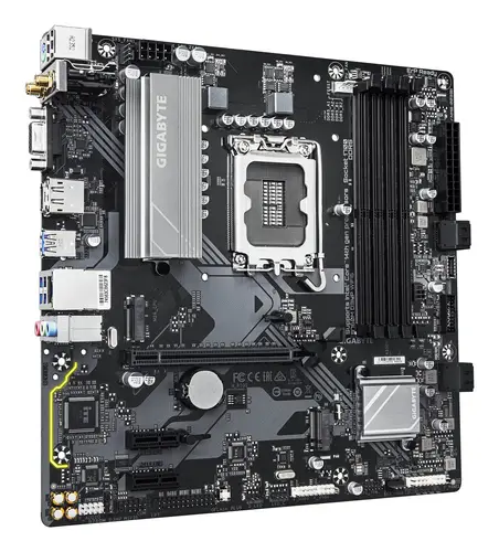 B760M D3HP WIFI6 Placa base - Compatible con procesadores Intel Core 14ª generación, VRM digital de 4+1+1 fases, hasta 5600 MHz DDR5, 2x M.2 PCIe 4.0, Wi-Fi 6, LAN GbE, USB 3.2 Gen 1 - Imagen 3