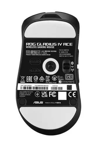 ROG Gladius IV Ace ratón Juego Mano derecha RF Wireless + Bluetooth + USB Type-A Óptico 65000 DPI - Imagen 8