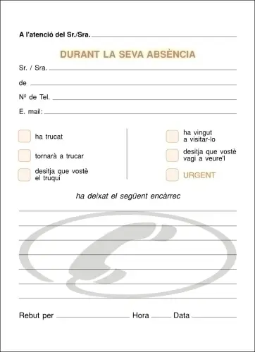 TALON. CAT. LLAMADAS TELEFONO 8º NATU LO