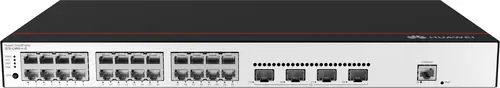 CloudEngine S5735-L24P4S-A-V2 Gestionado L3 Gigabit Ethernet (10/100/1000) Energía sobre Ethernet (PoE) 1U Negro, Plata - Imagen 1