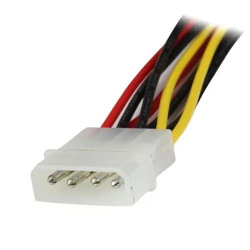 Adaptador Cable 30cm Divisor de 4 Pines LP4 a Doble SATA Cierre Seguridad Pestillo Latches - Imagen 2