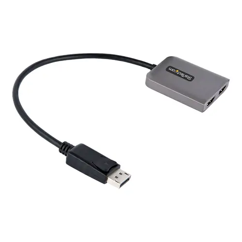 Hub Concentrador MST DisplayPort a 2 Puertos HDMI - HDMI Doble de 4K a 60Hz - Adaptador Multimonitor DisplayPort con Cable de 30cm - Ladrón MST DP 1.4 DSC HBR3 - Divisor - Imagen 2