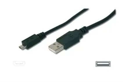A/micro-B, 3m cable USB USB 2.0 USB A Micro-USB B Negro